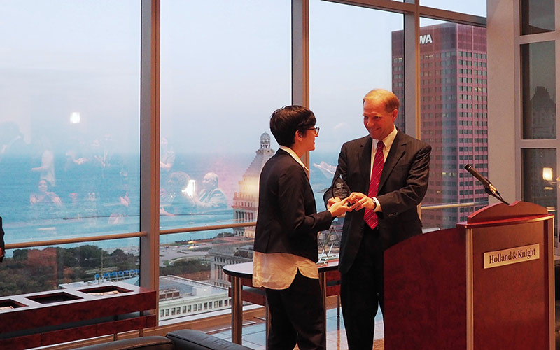 Insalaco receives award